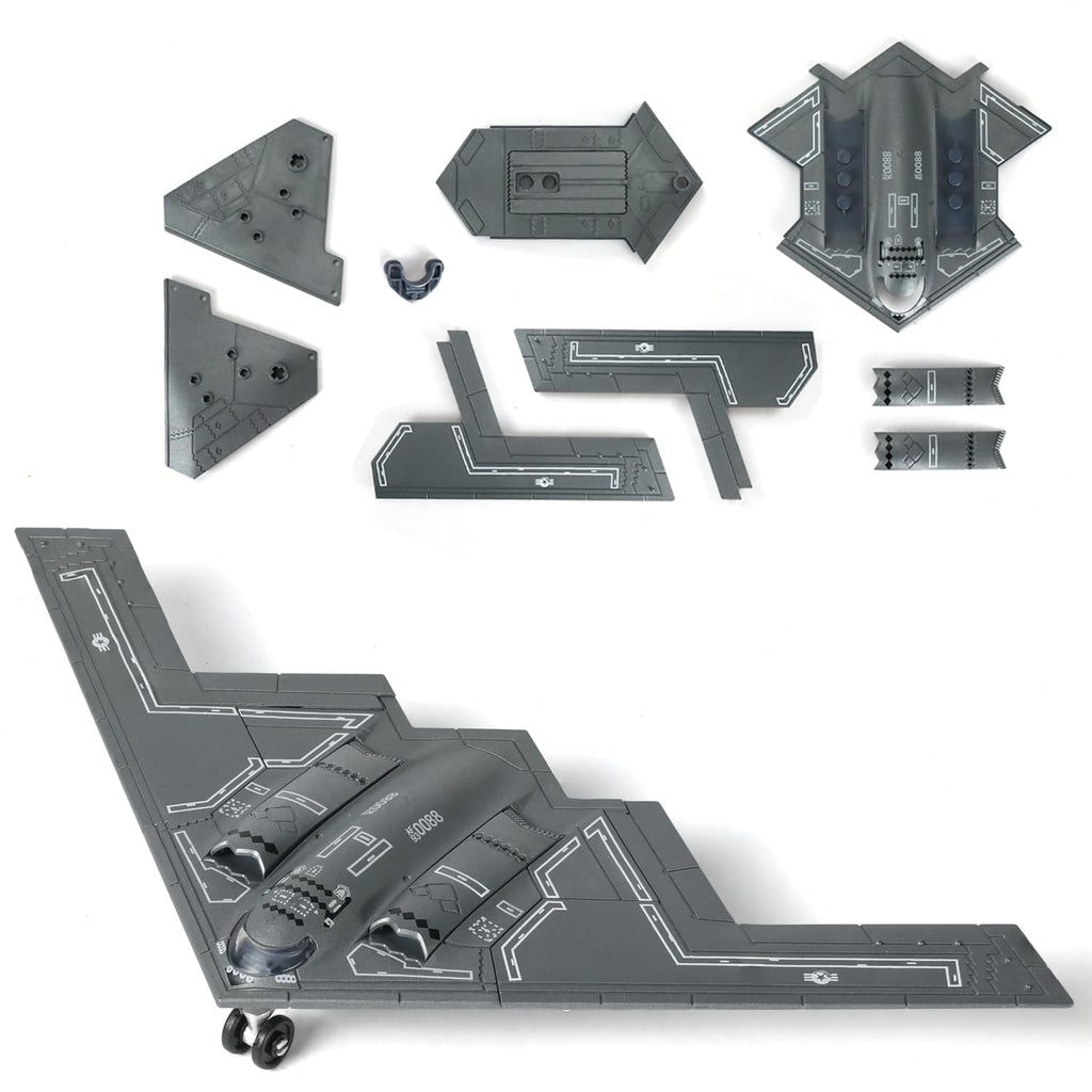SEBUNAS 1/200 Scale B-2 Spirit Model Kit – Quick Build Stealth Bomber, Gift for All Ages