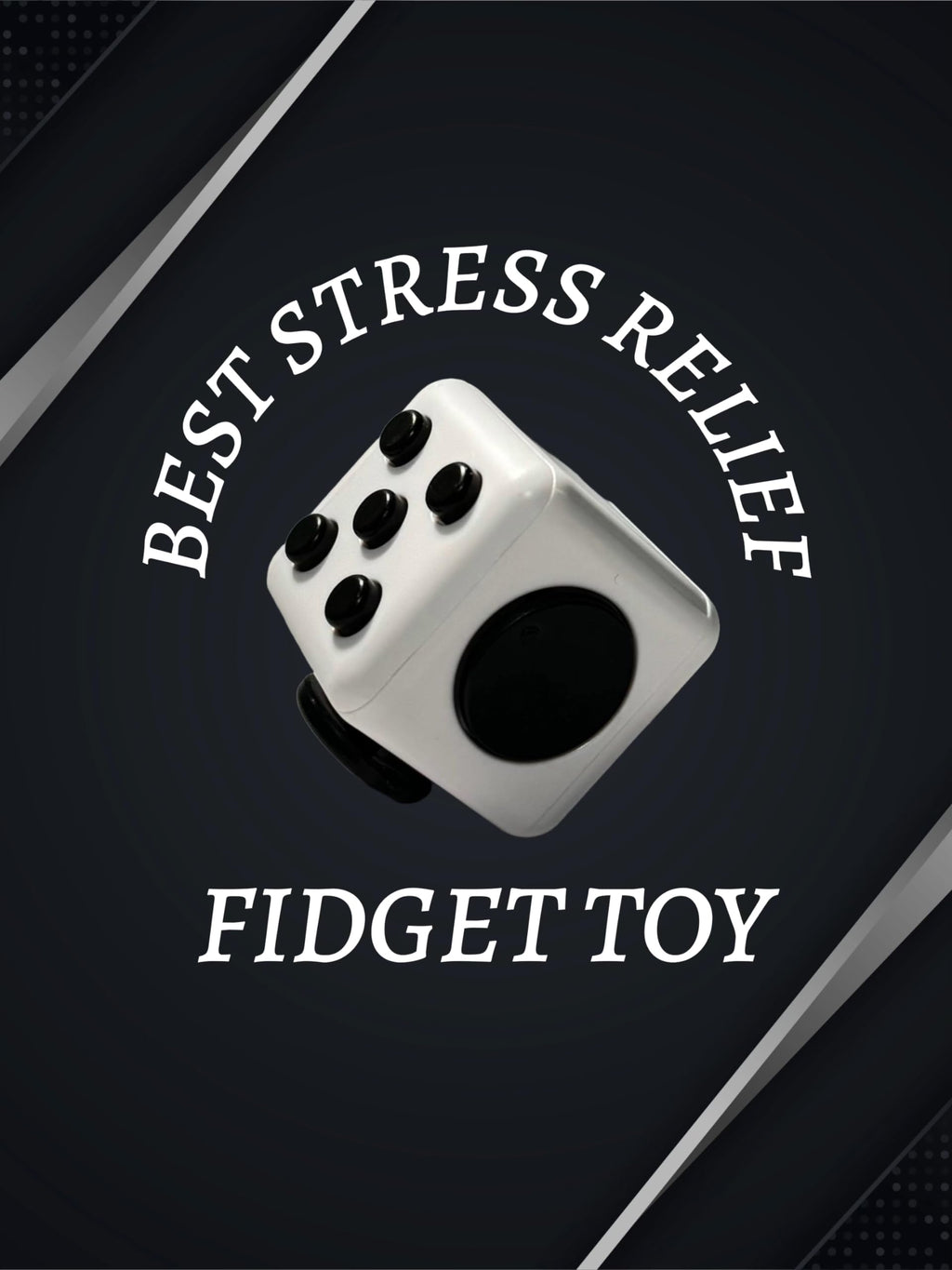 Simplyy Fidget Gadget Block – Premium Fidget Cube for Focus, Stress Relief, and Portable Productivity