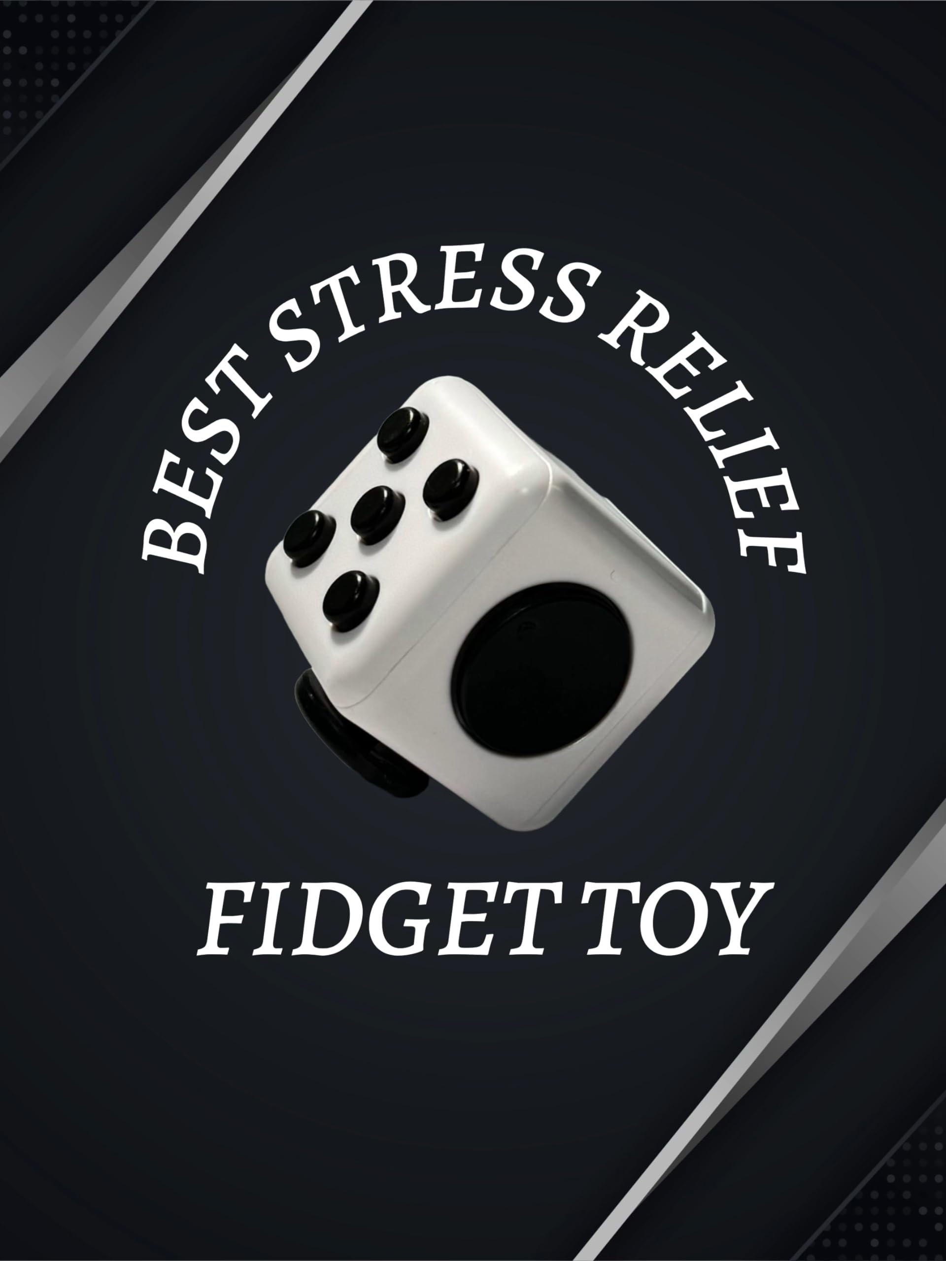 Simplyy Fidget Gadget Block – Premium Fidget Cube for Focus, Stress Relief, and Portable Productivity
